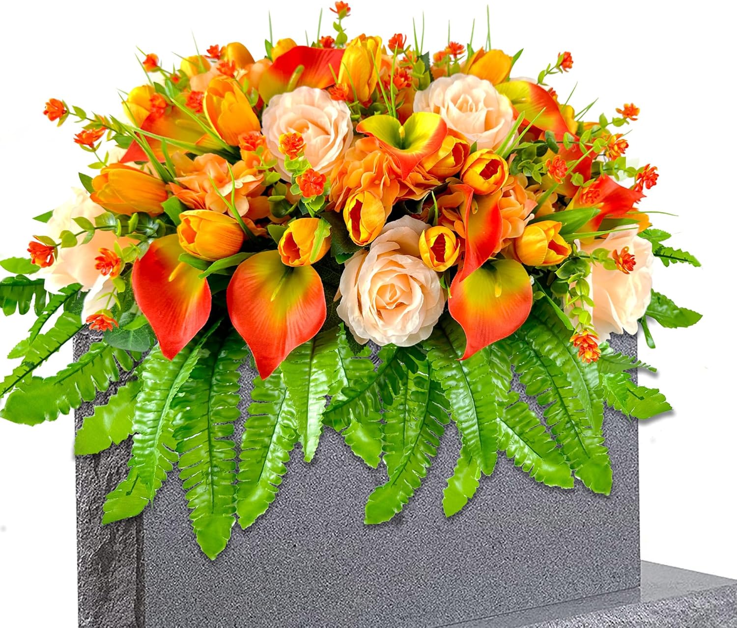 FLOWERIA Memorial Flowers for Cemetery Artificial Sympathy Flowers