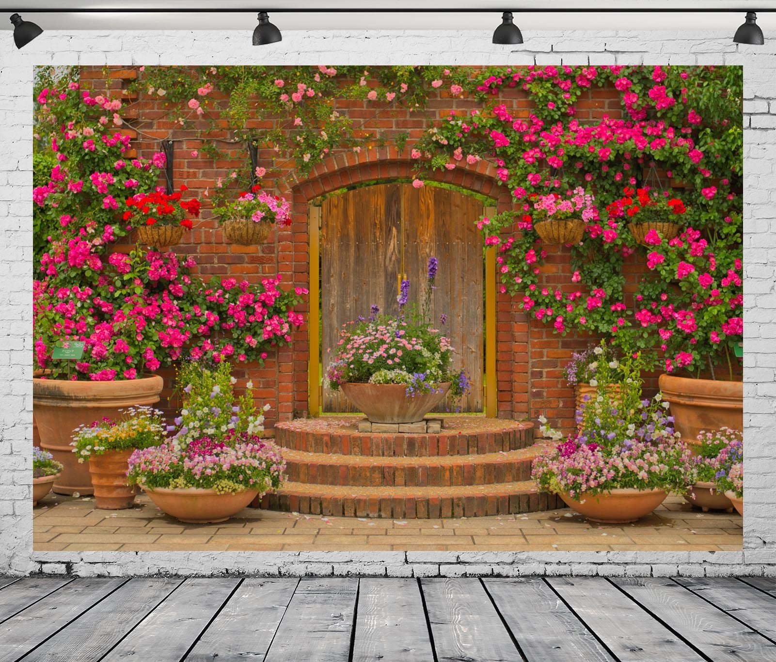 DORCEV 10x8ft Spring Beautiful Garden Photography Backdrop India - View #8