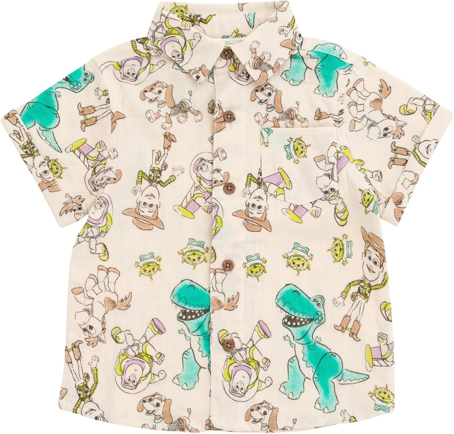 Disney Toy Story Cotton Gauze Matching Family Outfit Dress & Romper & Shorts Set Newborn to Little Kid Sizes (Newborn - 7-8)