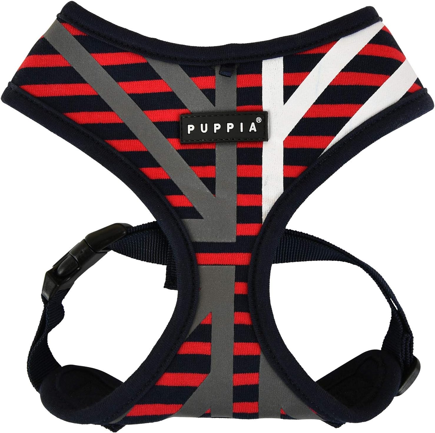 Puppia Briton Harness A - Red - M