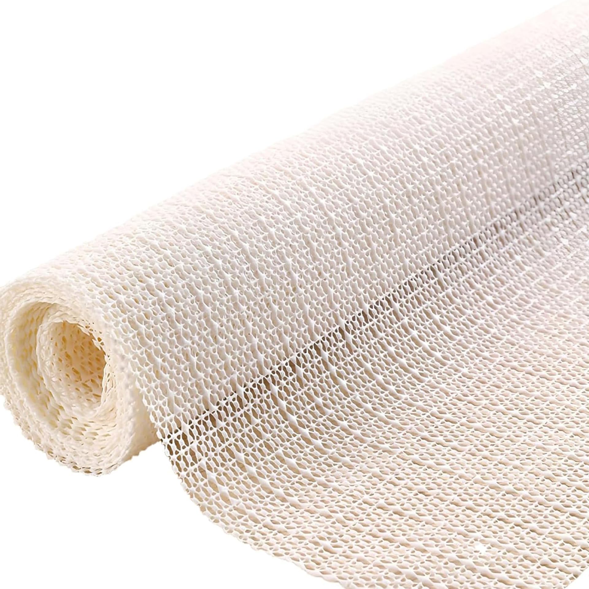 Rete Antiscivolo per Tappeti 200 x 300 cm Pvc Tappetino Antiscivolo Tagliabile Lavabile per Divano, Cassetti, Materasso, bianco