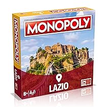 Winning Moves Monopoly Lazio City – Gioco da Tavolo per Adulti e Bambini, da 2 a 6 Persone, Età 8+
