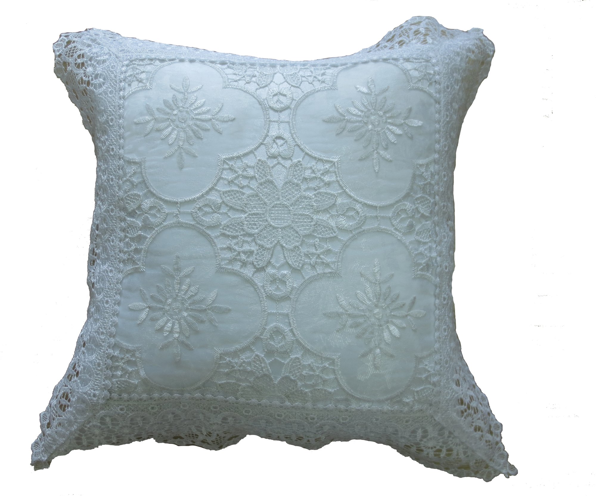 Amazon.co.jp: 豪華なBraided装飾レースカットワーク刺繍デザイン、18