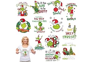 Christmas Iron On Decals for T-Shirts