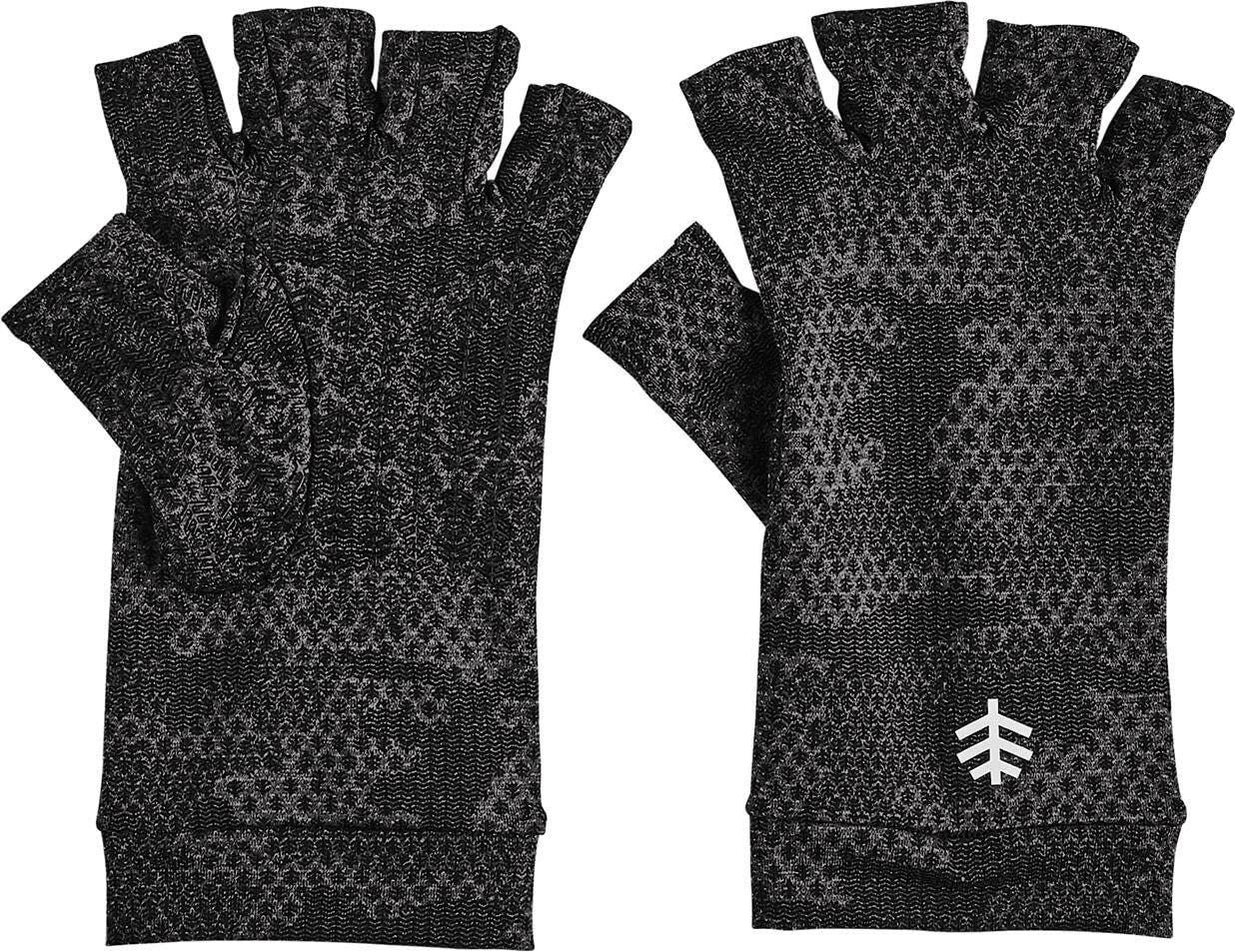 CoolibarUPF 50+ Men's Women's Ouray UV Fingerless Sun Gloves - Sun Protective