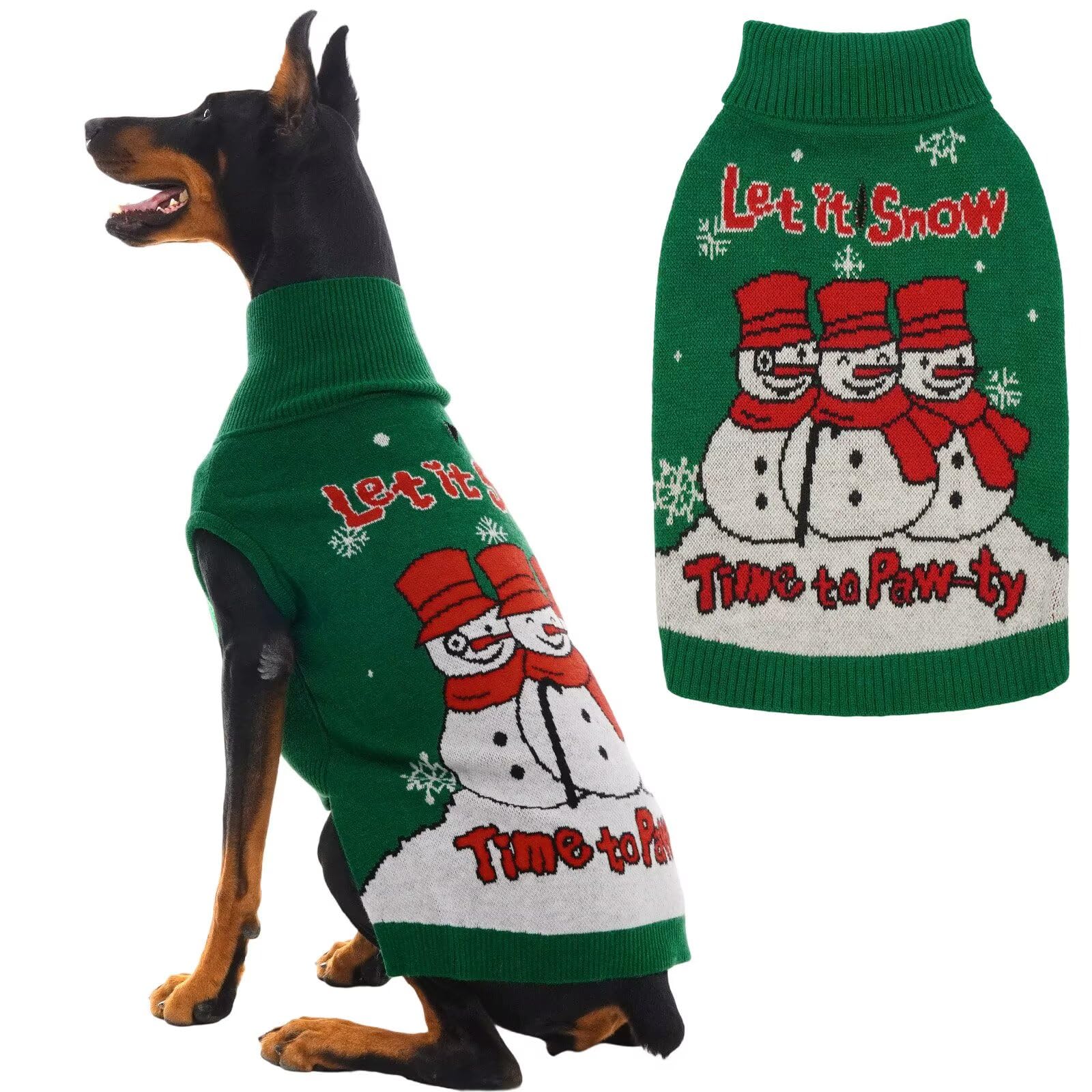 Pull en polaire IECOii pour chiens avec col de tortue chaud et confortable