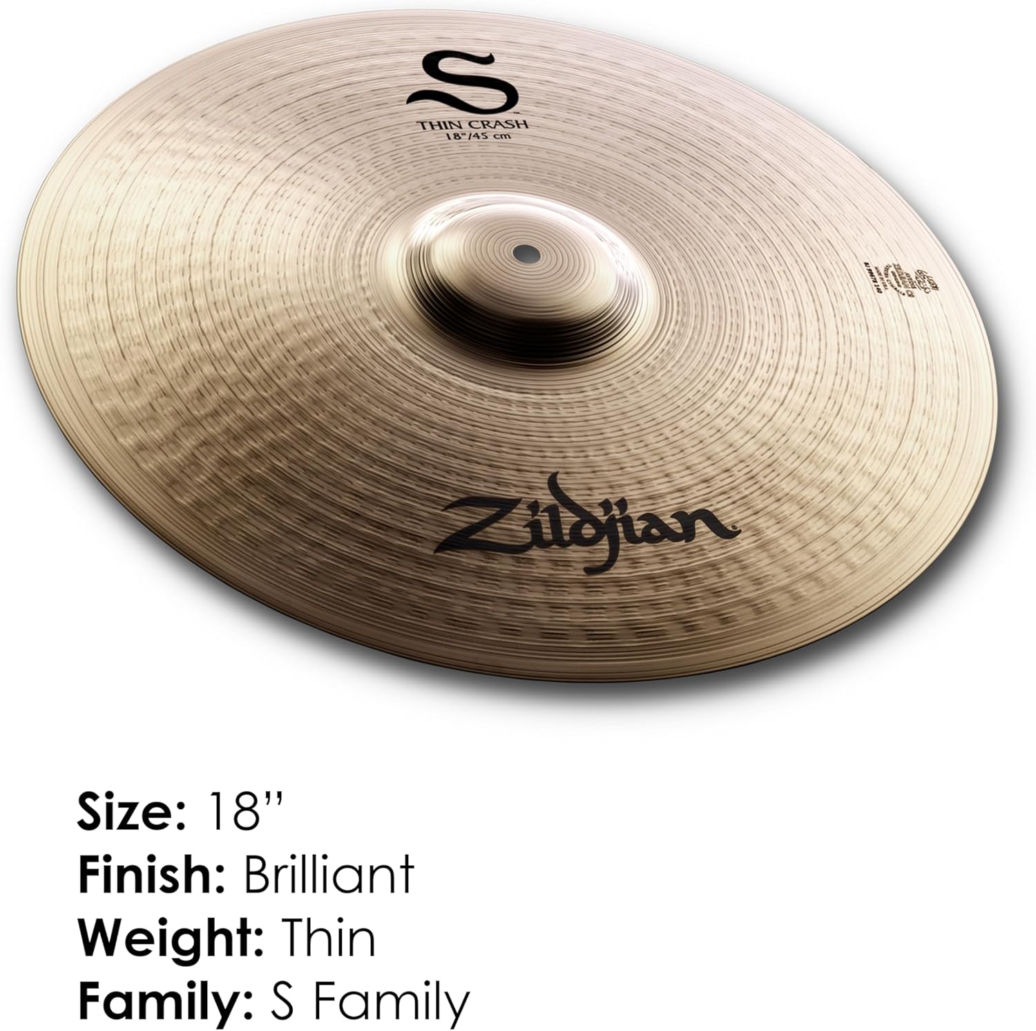 Zildjian 18" S Thin Crash