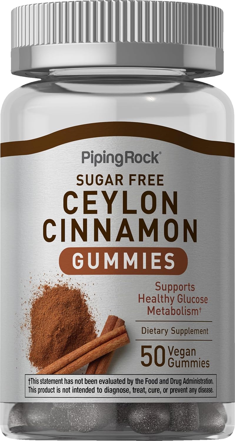 Ceylon Cinnamon Gummies Sugar Free 50 Count Vegan