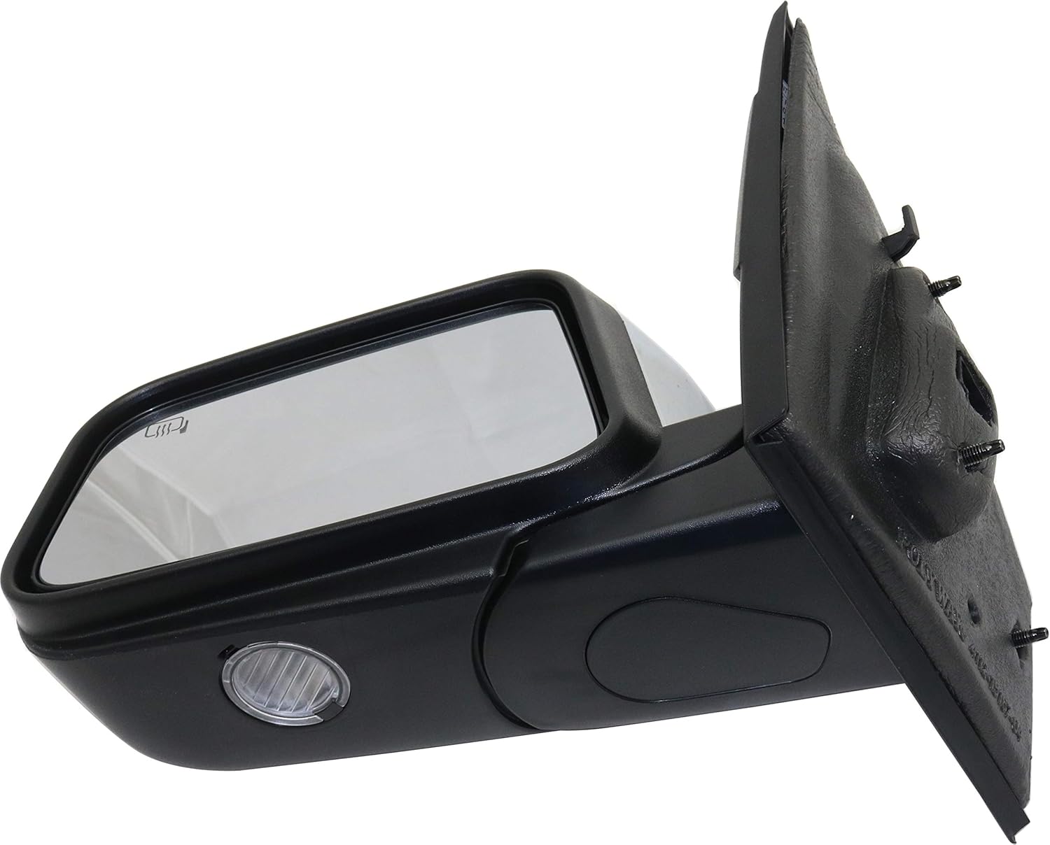 Garage-Pro Driver Side Power Heated Mirror for Lincoln MKX 2007 With Puddle Lamp; Without Memory Chrome