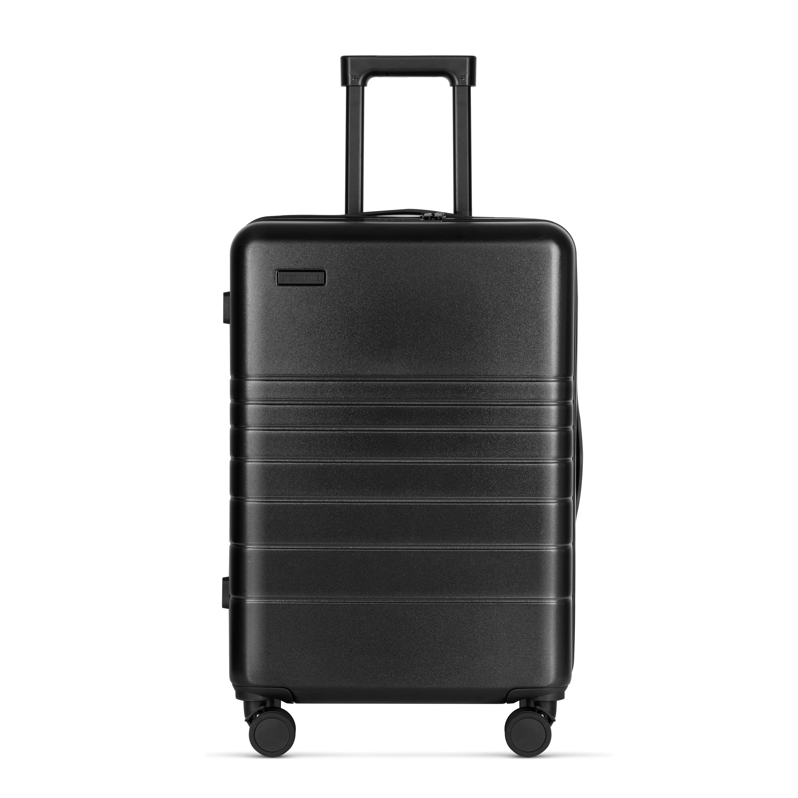ETERNITIVE - Walizka Duża 96L I Rozmiar: 75,5 x 48 x 32 cm I Lekka Walizka z ABS I Bagaż Rejestrowany 20kg I Zamek TSA I Podwójne Koła 360° I Czarna