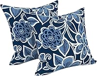 Vista 75 de LVTXIII - Juego de fundas para cojines de sofá, patio o sillón de exteriores, cuadradas y decorativas, 2 unidades de 16" x 16", sin relleno