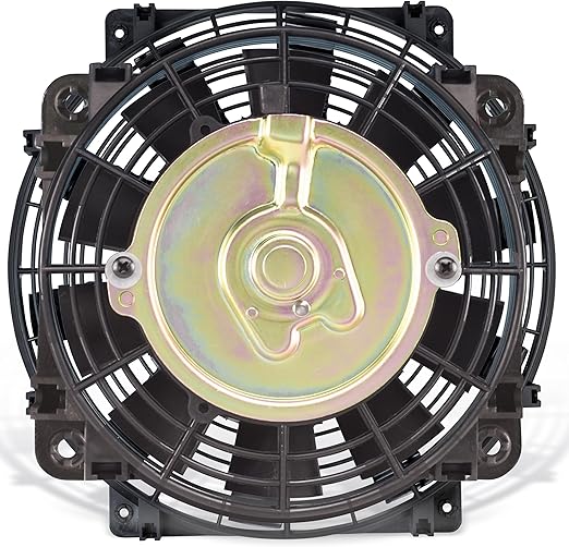Trimline Reversible Electric Fan, Pusher-Puller Fan (108), Car Accessories, 10 Inches, Black