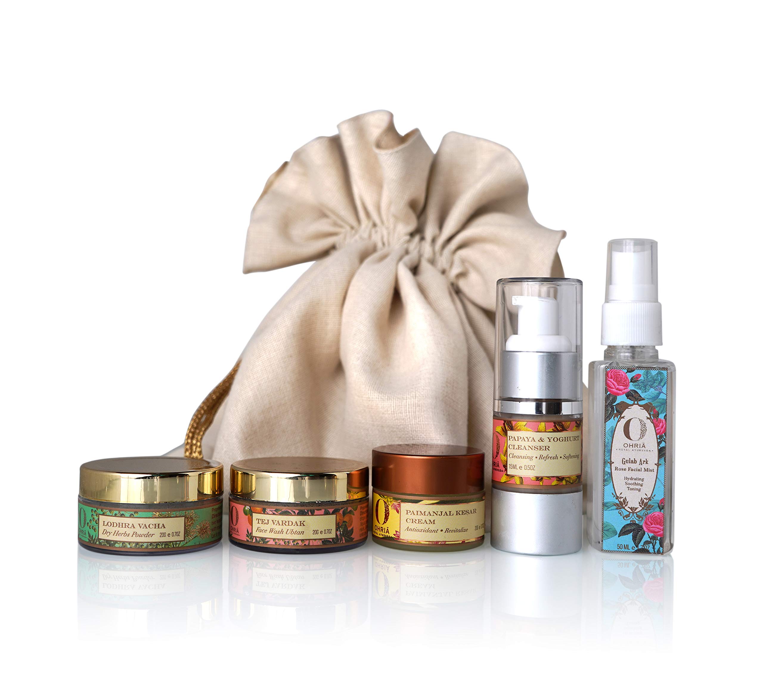 OHRIAAyurveda Bridal Face Glow Ritual/Kit | Skin Care Kit (Set of 5)