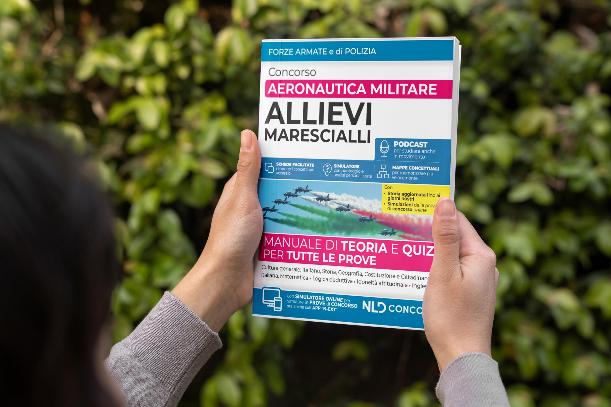 Concorso allievi marescialli aeronautica militare. Manuale di teoria e quiz per tutte le prove 2026. Con espansione online