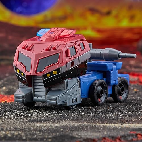 Miniatura 7 de Transformers Legacy United Voyager Class Animated Universe Optimus Prime, figura de acción de conversión de 7 pulgadas, 8+