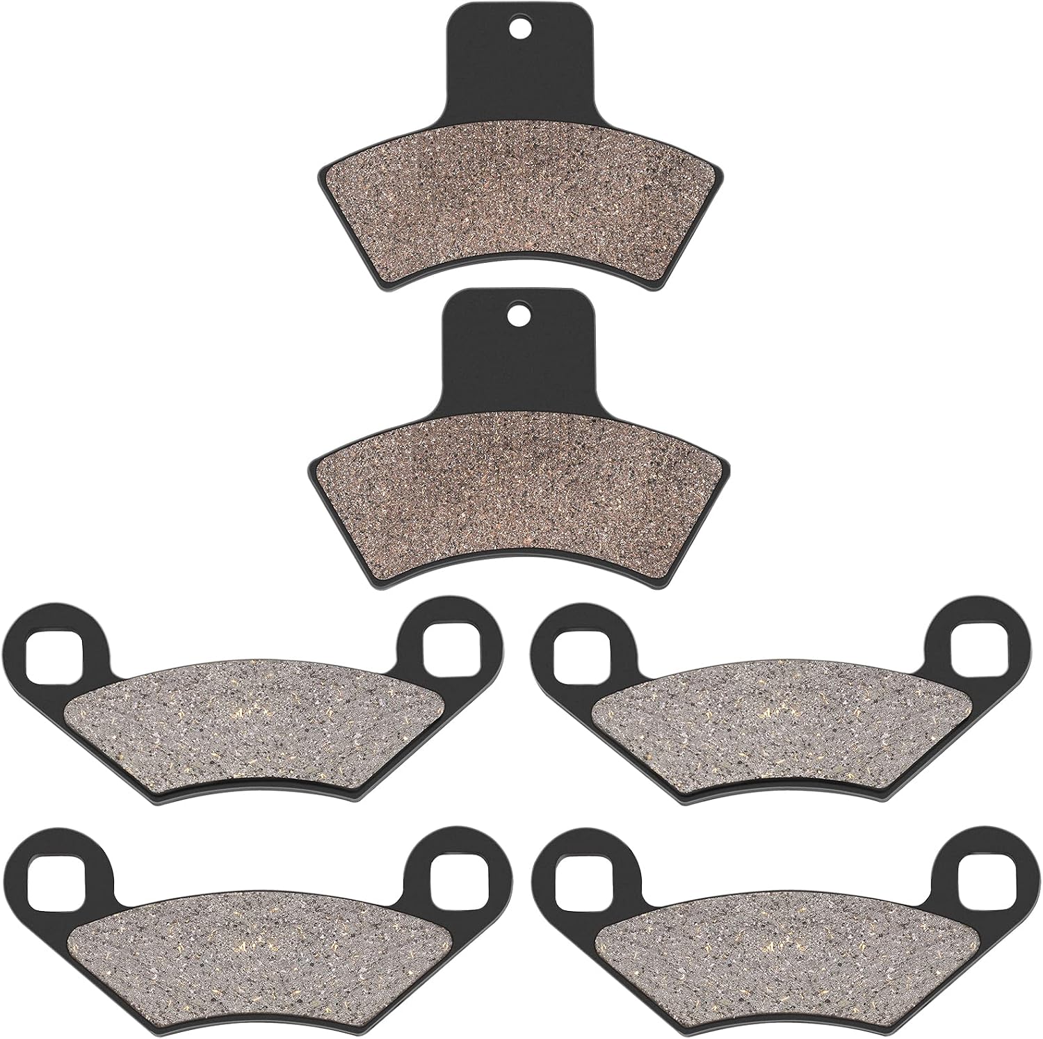 Road Passion Front & Rear Brake Pads for Polaris Sportsman 500 4x4 HO Scrambler 400 Trail Blazer 250 400 Magnum 325 500 Sport 400 Diesel 455 Xpedition 425 325 Trail Boss 325