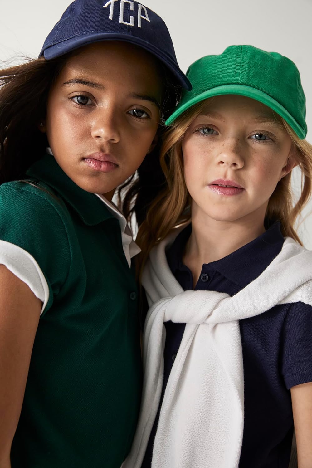 The Children's Place Girls Short Sleeve Ruffle Pique Polo, 2 Pack - Image 3