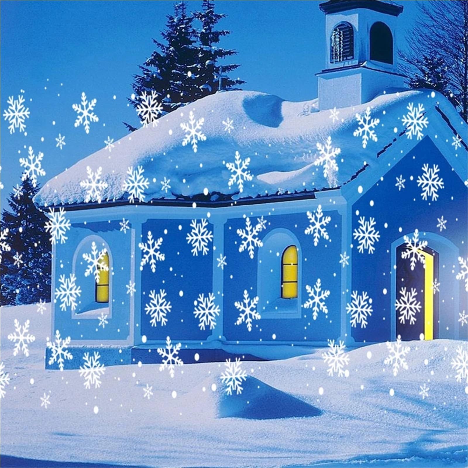 Projection Light - Schneeflocke Weihnachten Projektor Outdoor Wasserdicht Projektor Party Urlaub Projektor