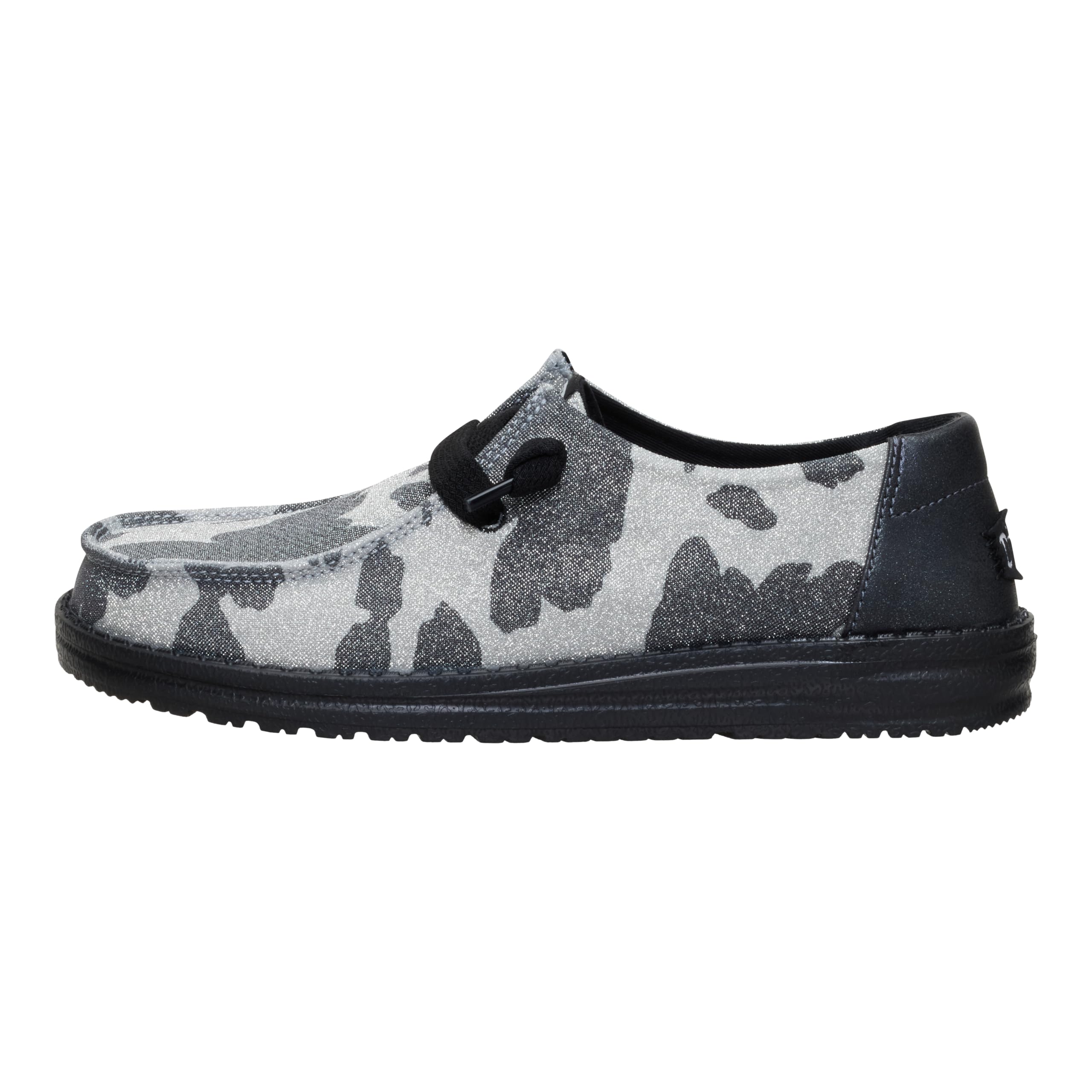 HEYDUDE Women's Wendy Sparkle Animal Print Slip-On Loafers | Lightweight Comfortable Walking Shoes for Women