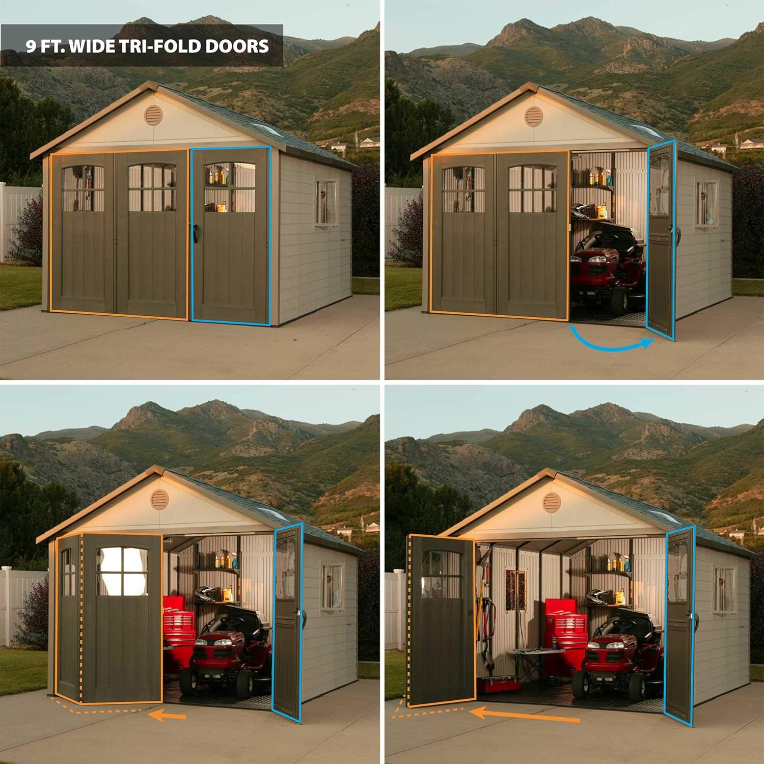 Lifetime 60187 11 x 11'. Outdoor Storage Shed