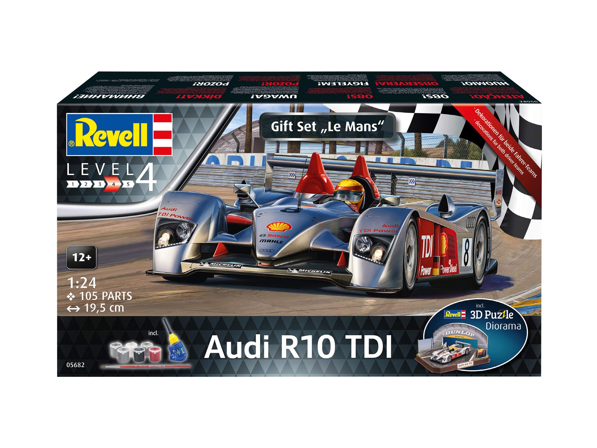 05682 Audi R10 TDI Le Mans + 3D Puzzle