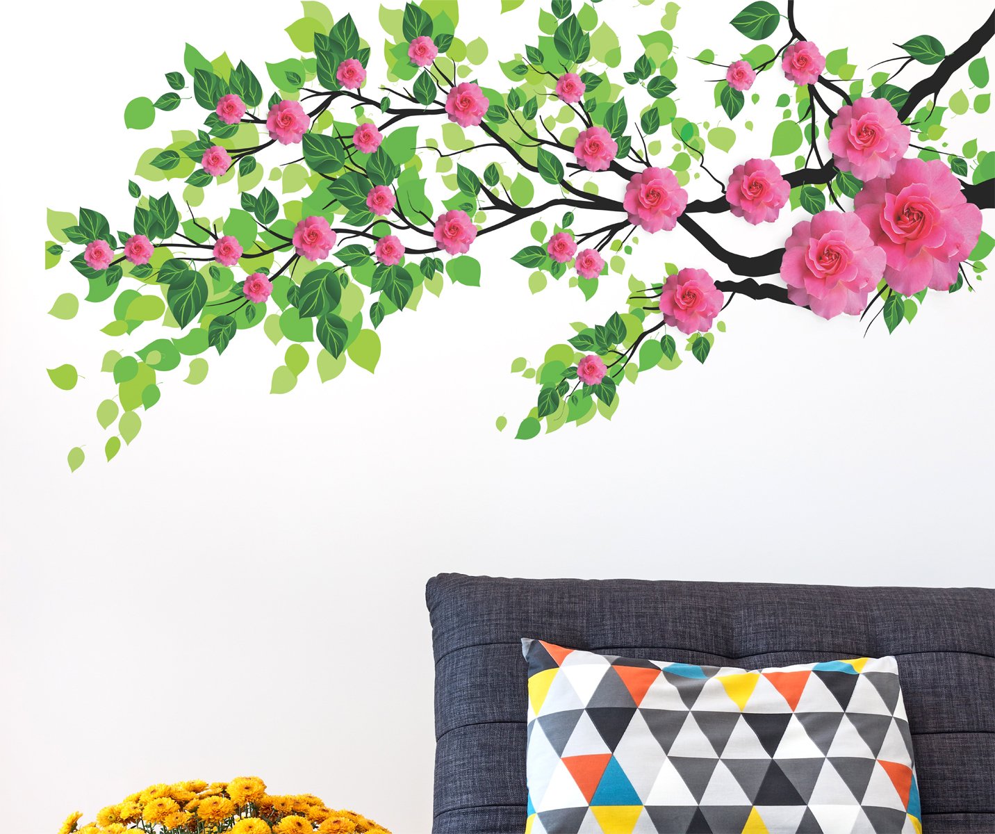 doodadVinyl Landscapes Wall Sticker, 100 x 50 cm, Multicolour