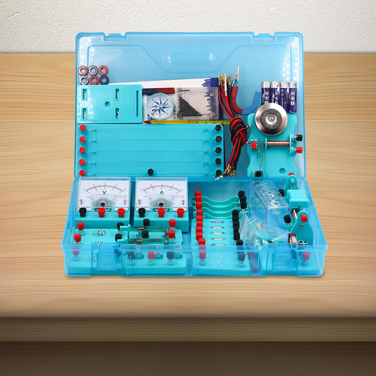 Kit didattici per laboratori di fisica che promuovono l'apprendimento della fisica e dell'elettricità, incoraggiando gli studenti a sviluppare