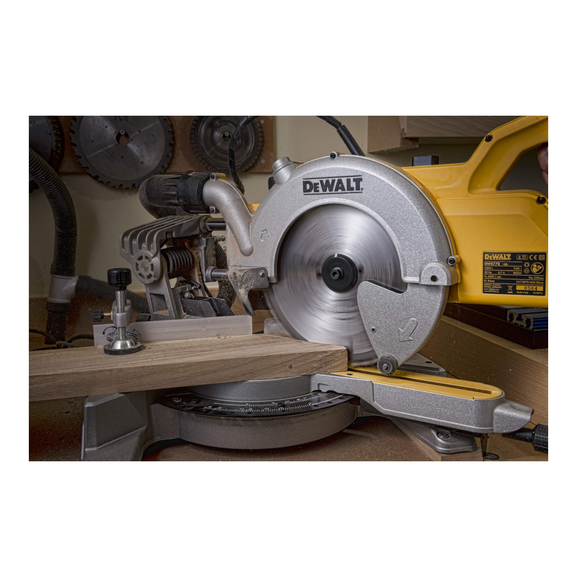 DeWalt, DT4202, QZ, Hoja para sierras de brazo radial 250x30mm 24D