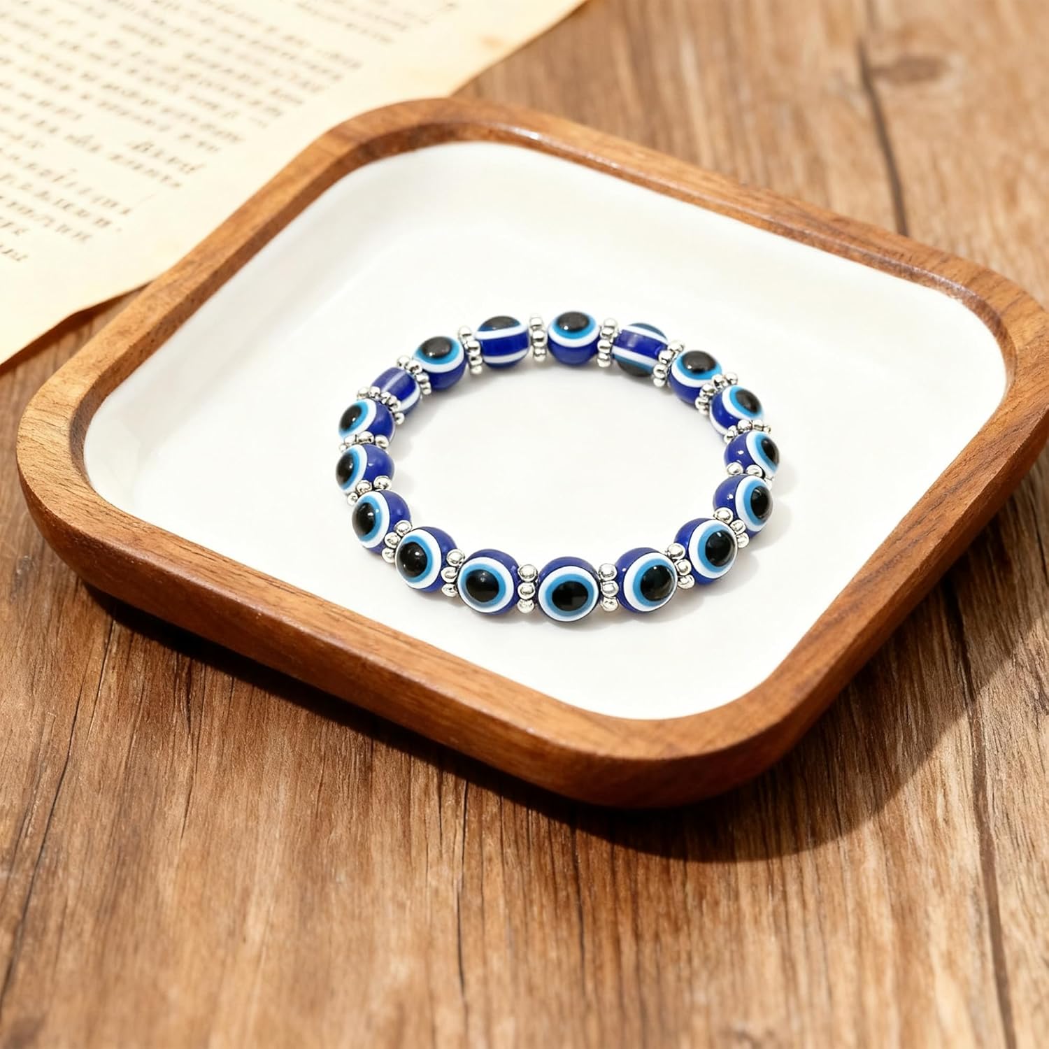 Handmade 8mm Beaded Bracelets For Men Protection Bracelet For Women Chakra Feng Shui Stretchy Handmade Lucky Money Stretchy Crystal Bracelets Best Gifts - Image 7