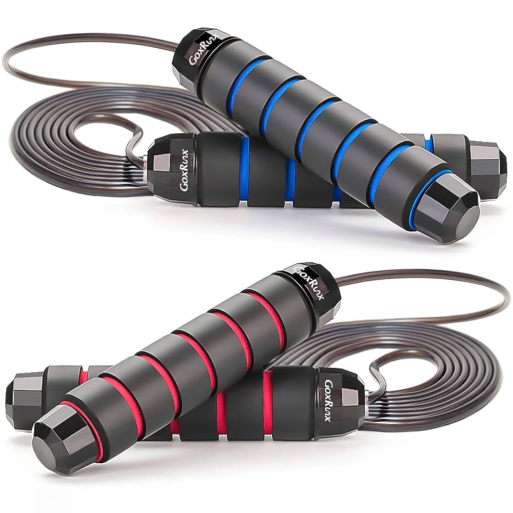 Amazon.com : GoxRunx 2 Pack Jump Rope Skipping Rope for