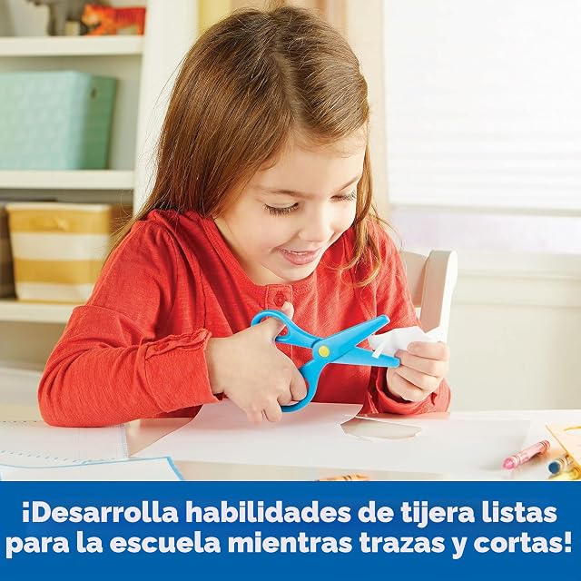 Foto 2 de 8 de Learning Resources Juego de Recortar Infantil - Set de Actividades para Calcar y Cortar - 3+ Años