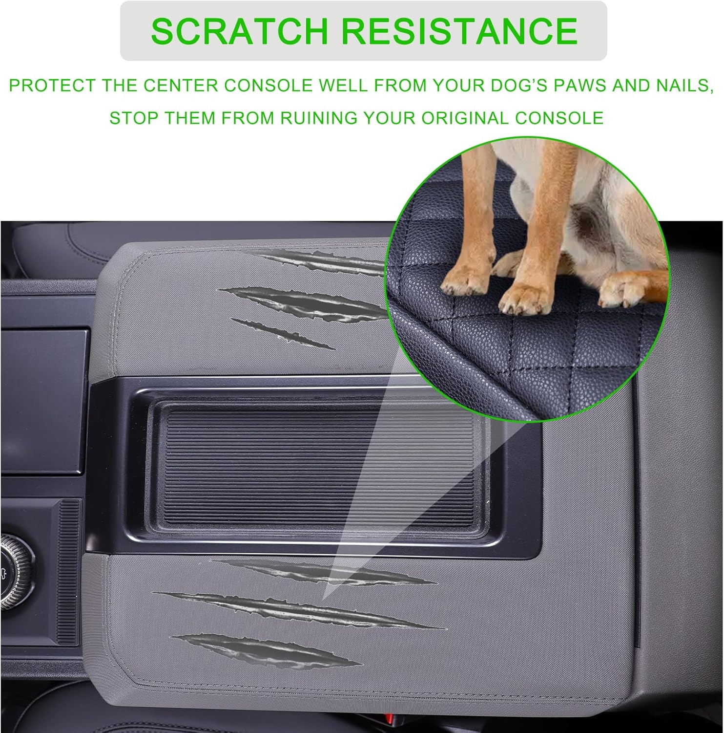 for Hummer EV Accessories Center Console Cushion Cover,Customized Armrest Box Pad Soft Comfy Non-Scratch Cushion Protector Compatible with Hummer EV SUV Pickup 2022-2024 2025 2026
