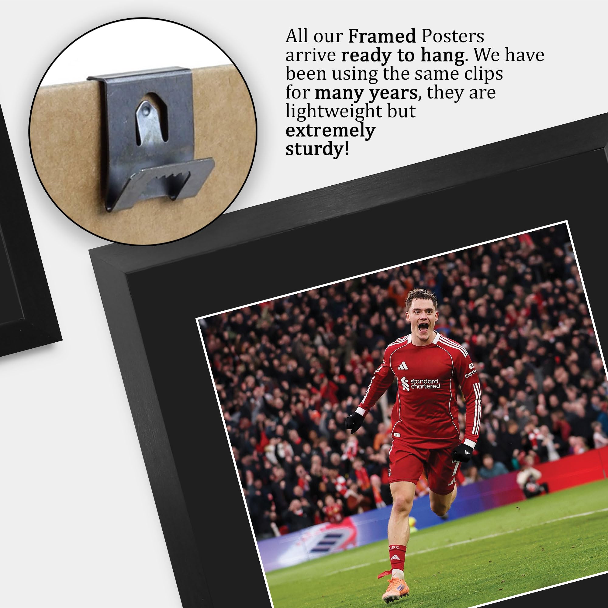 HWC Trading Florian Wirtz Liverpool Geschenke Gedrucktes Signiertes Autogramm Foto für Fußball Anhänger and Fans - A3 Porträt Gerahmt (ID-005454)