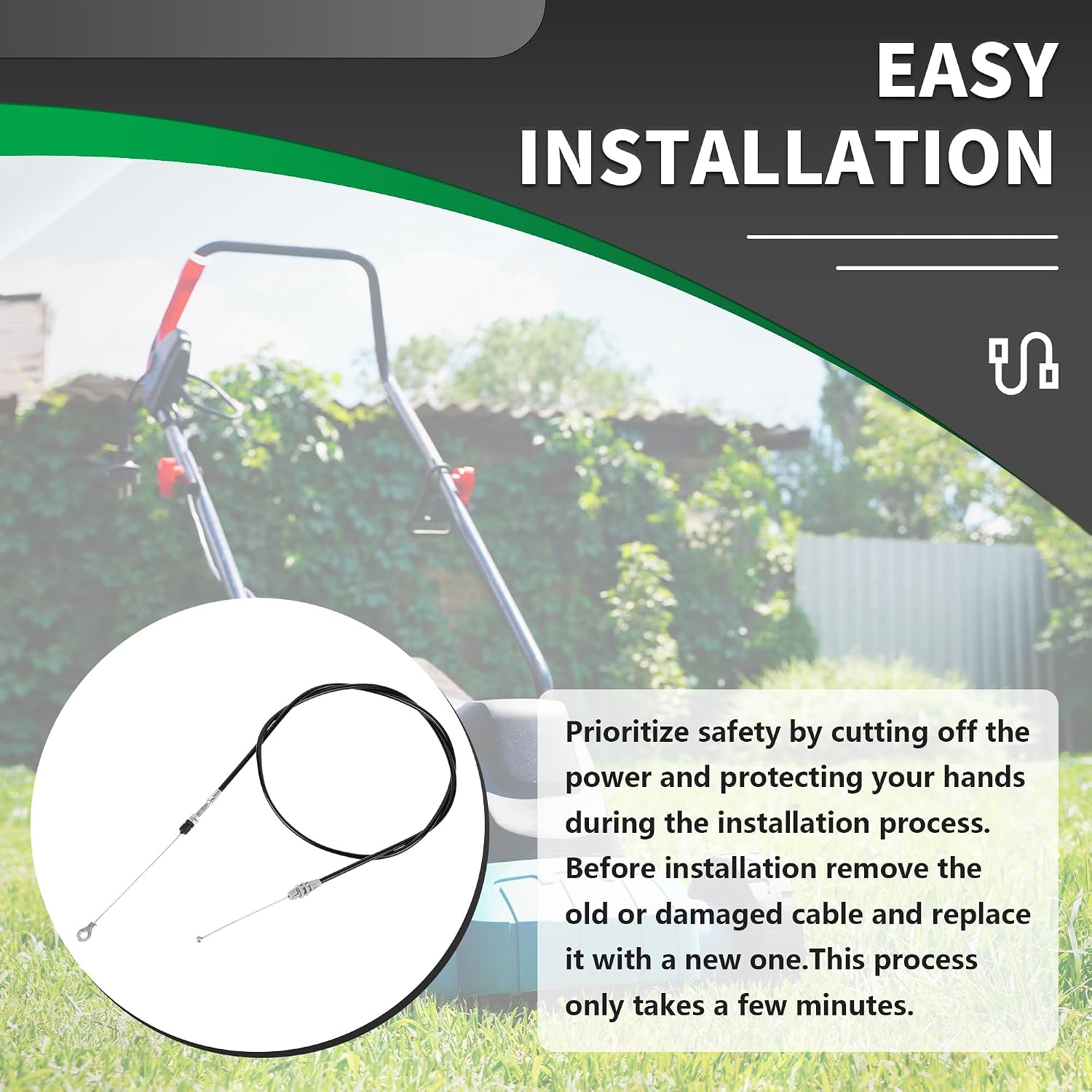 54530-VH7-000 Roto-Stop Cable Fits for Honda Mowers