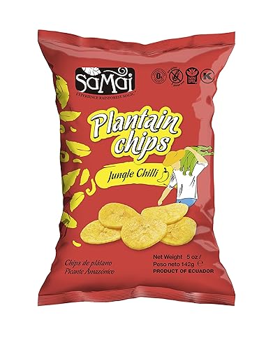 Miniatura 17 de SAMAI Pacific Sea Salt Plátano Chips de 1.2 onzas (paquete de 36) – Sin gluten, totalmente natural, sin OMG y Kosher