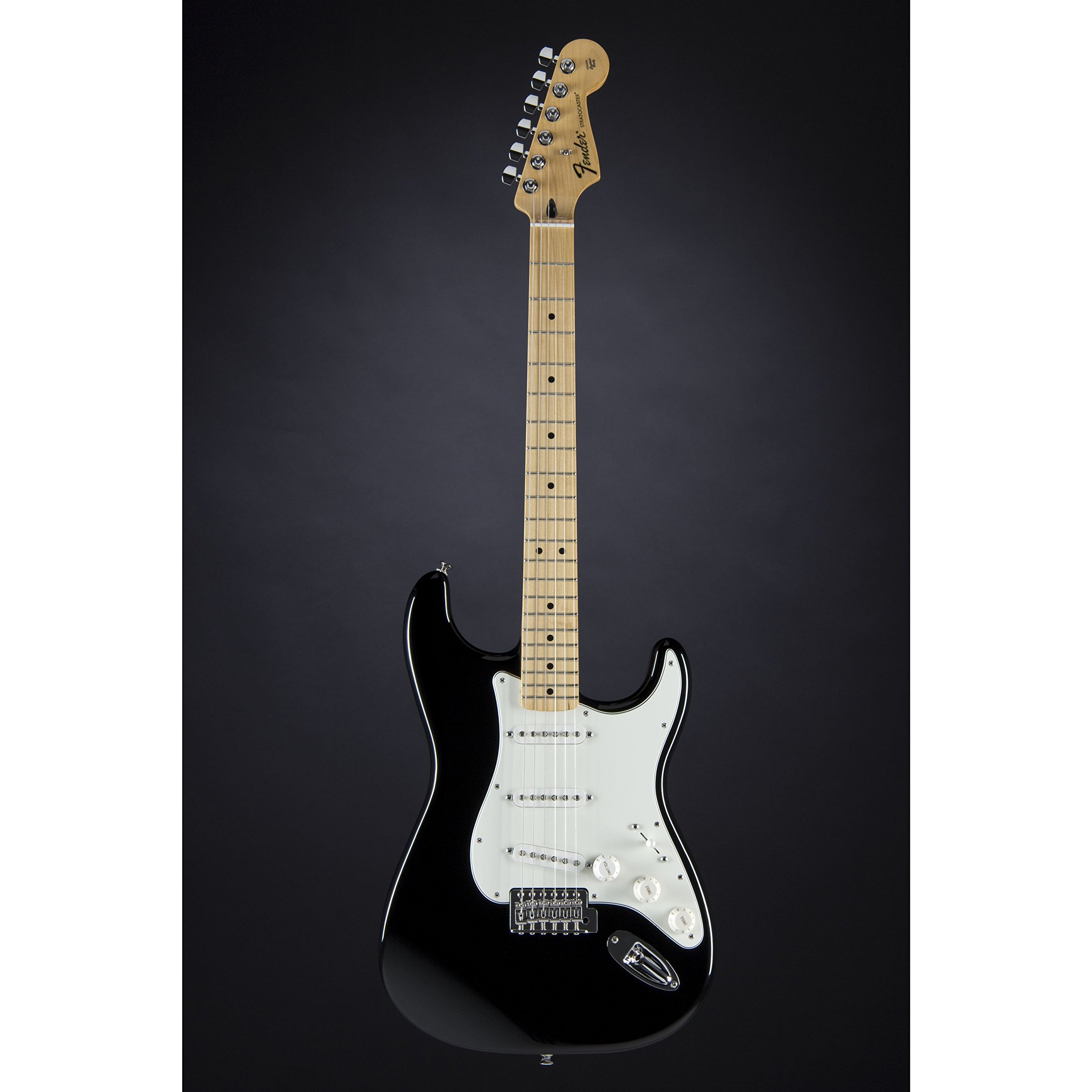 ギター Fender Standard Stratocaster Black Amazon.co.jp: Fender エレキギター STANDARD STRATOCASTER® MAPLE