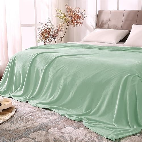 Miniatura 474 de BEDELITE Fleece Blanket White Throw Blanket for Couch & Bed, Luxury Plush Cozy Fuzzy Blanket 50" x 60", Super Soft Warm Lightweight Throw Blanket