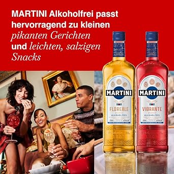 MARTINI Floreale alkoholfreier Aperitif 75cl / 750ml angereichert mit hochwertigen Botanicals