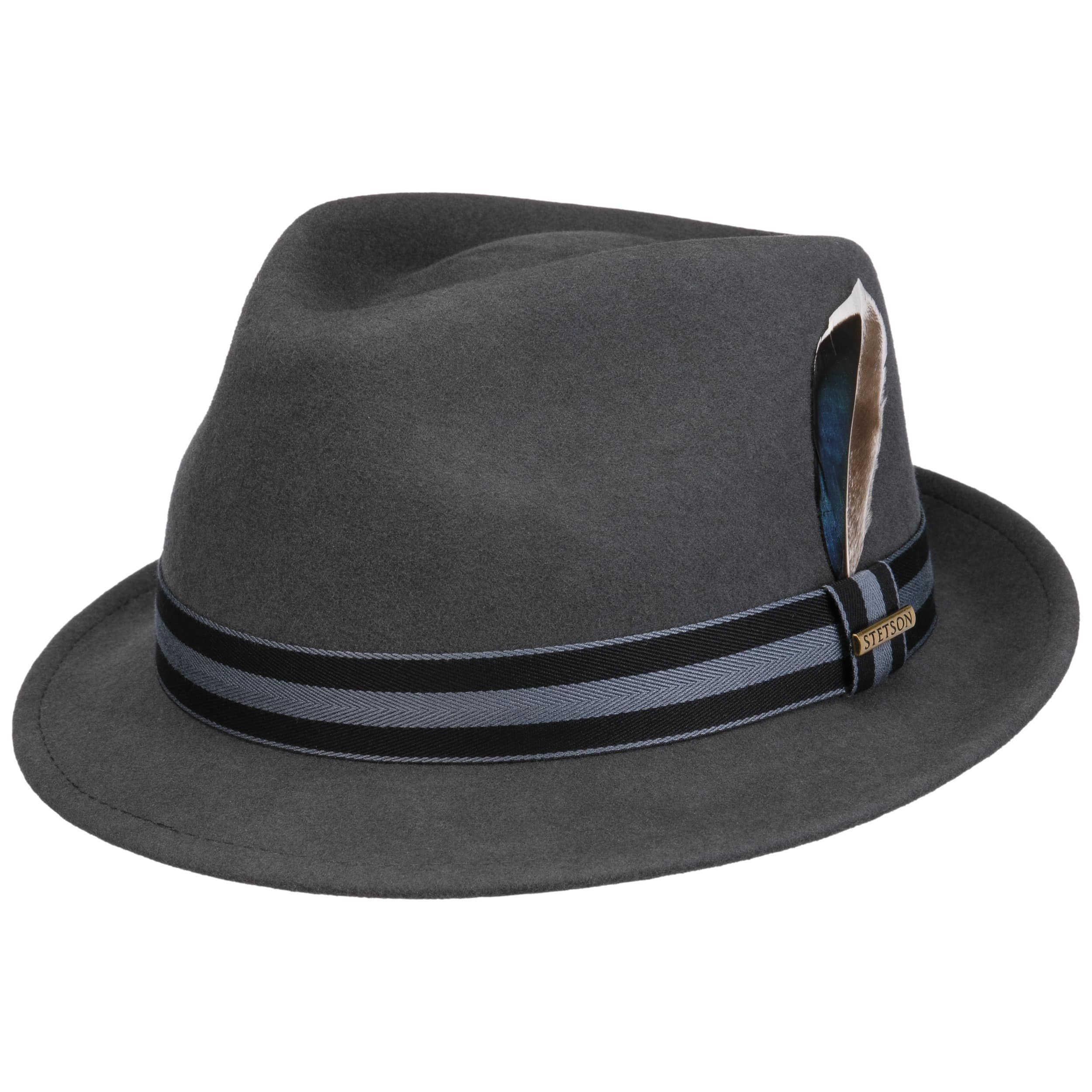Stetson Chapeau en Laine Galento Trilby Homme - Feutre de Automne-Hiver Hiver