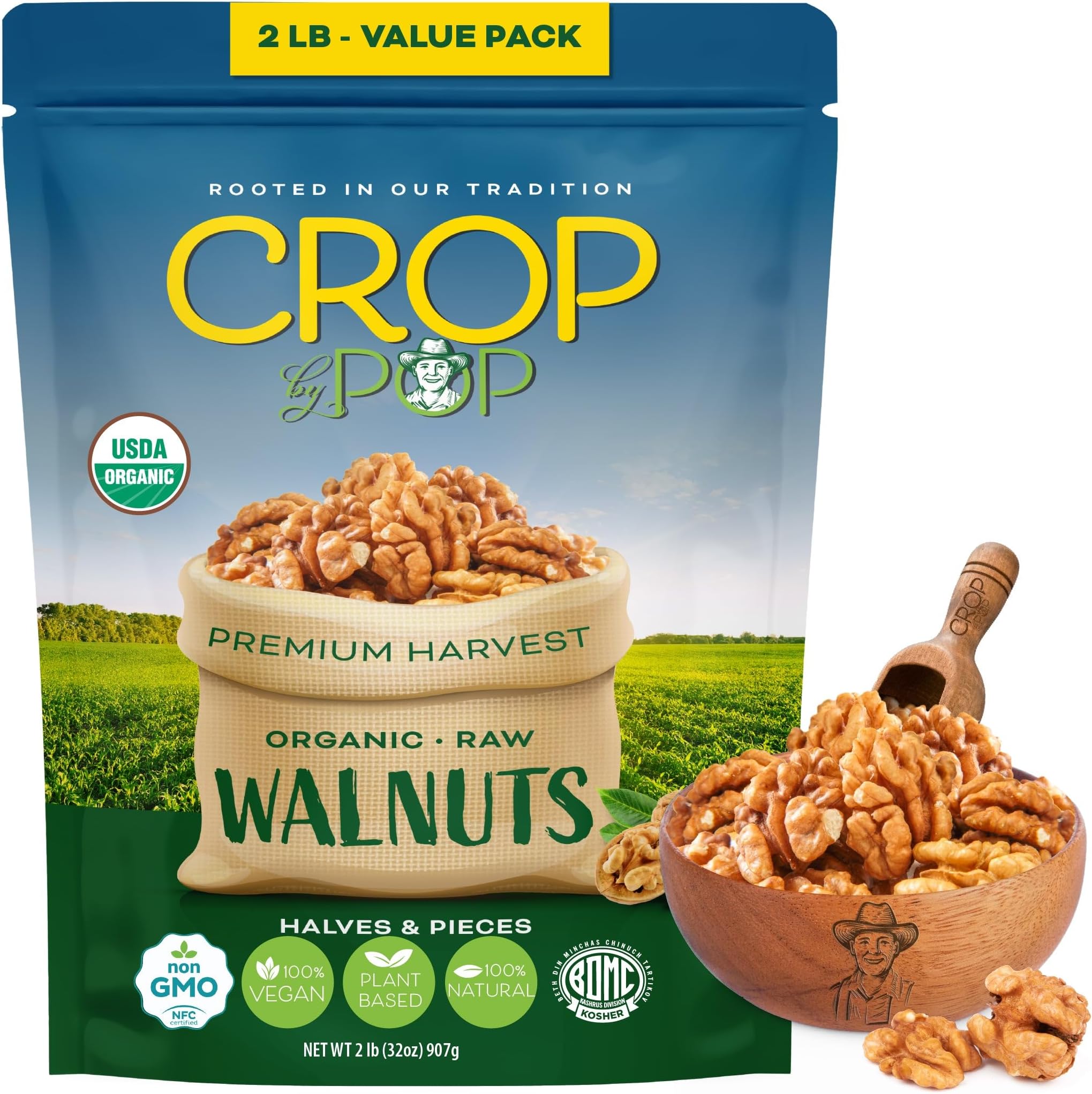 Woodstock Organic Walnut Havles and Pieces (8x5.5 Oz) main image 0