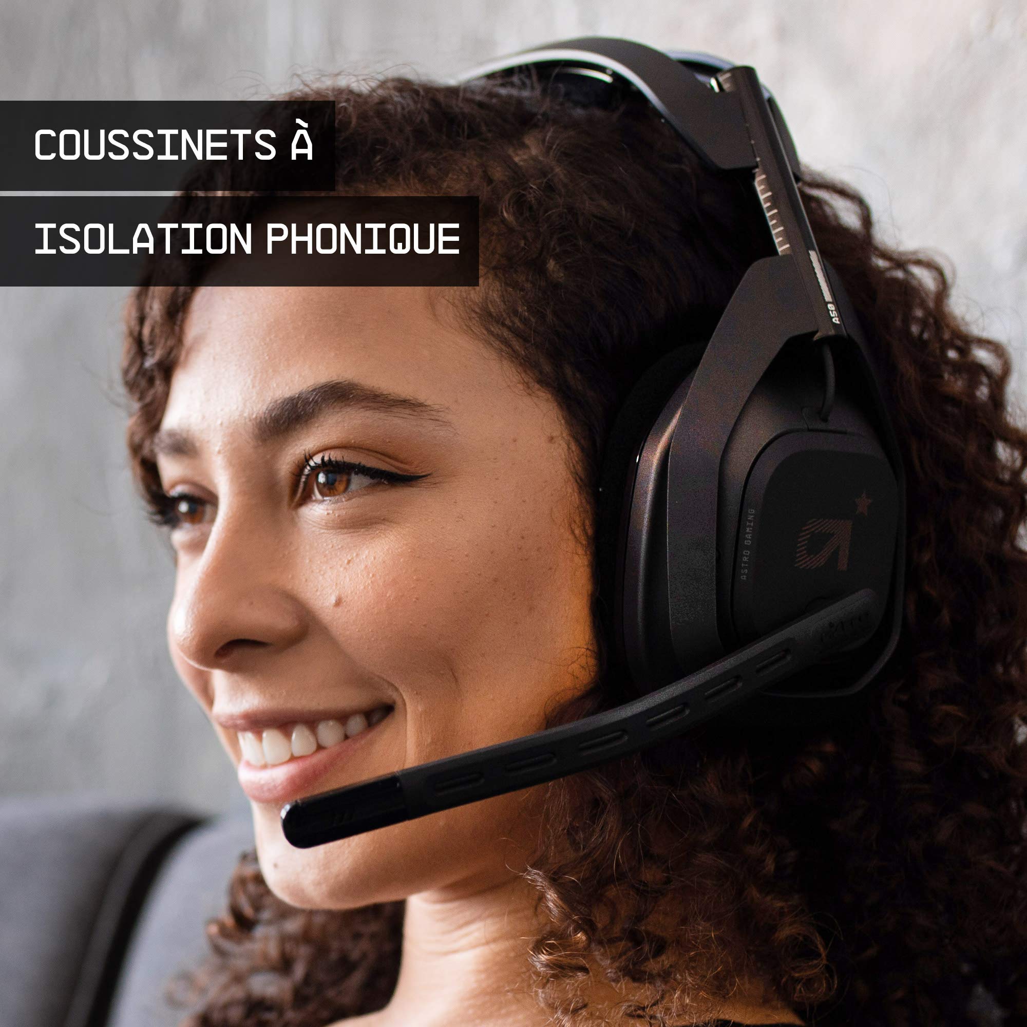Astro Gaming A50 Casque sans Fil Kit Mod Gen 4 | Cuscinetti Auricolari in Pelle Sintetica, per A50 PS5, PS4, PC e A50 Xbox Series X|S, Xbox One, PC - Nero