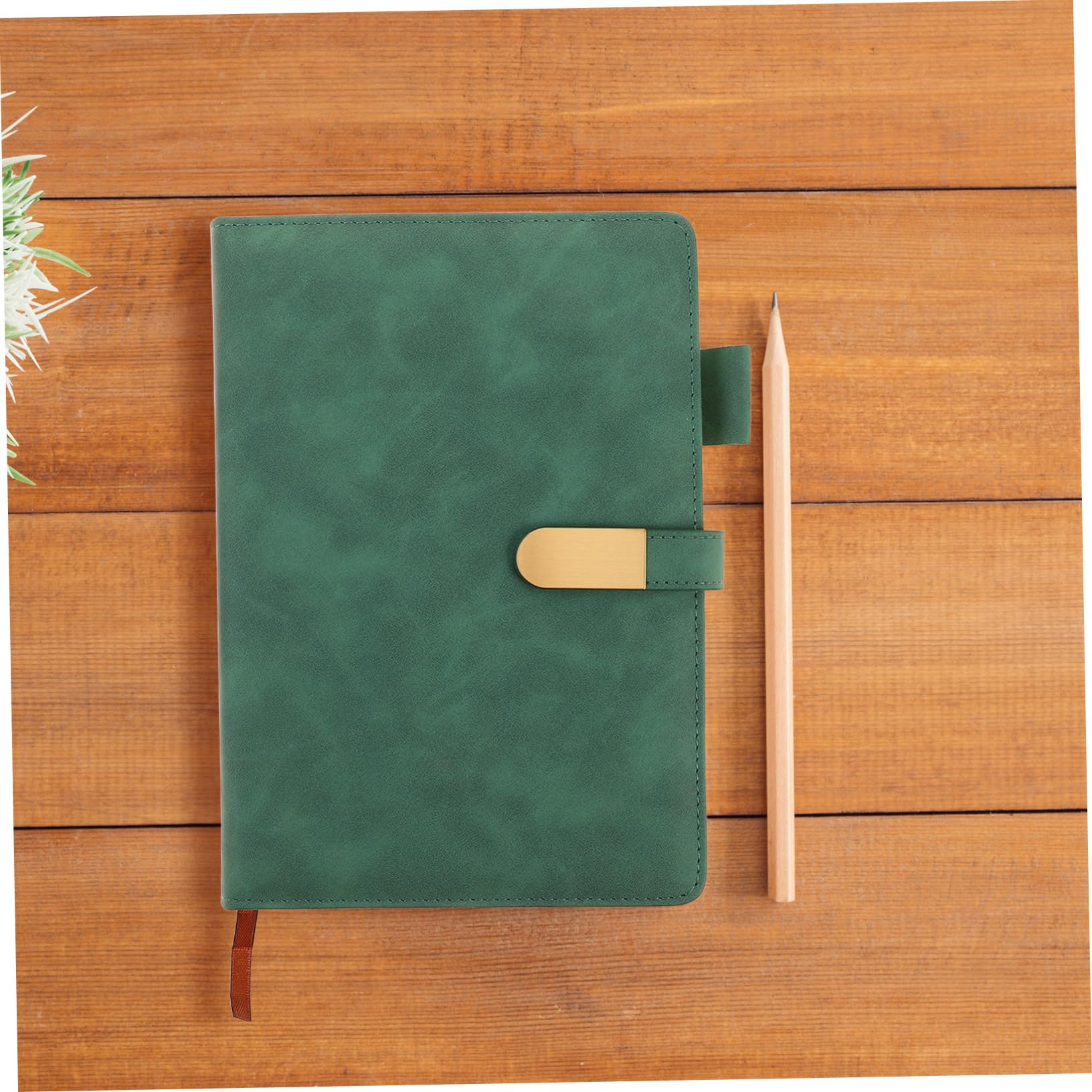 DOITOOL Cuaderno de Diario de Negocios A5 Verde con Bolígrafo y Caja | Cuaderno de Notas de Reuniones, Papel de Escritura Suave, Decoracion Colegio, Material de Oficina y Escolar