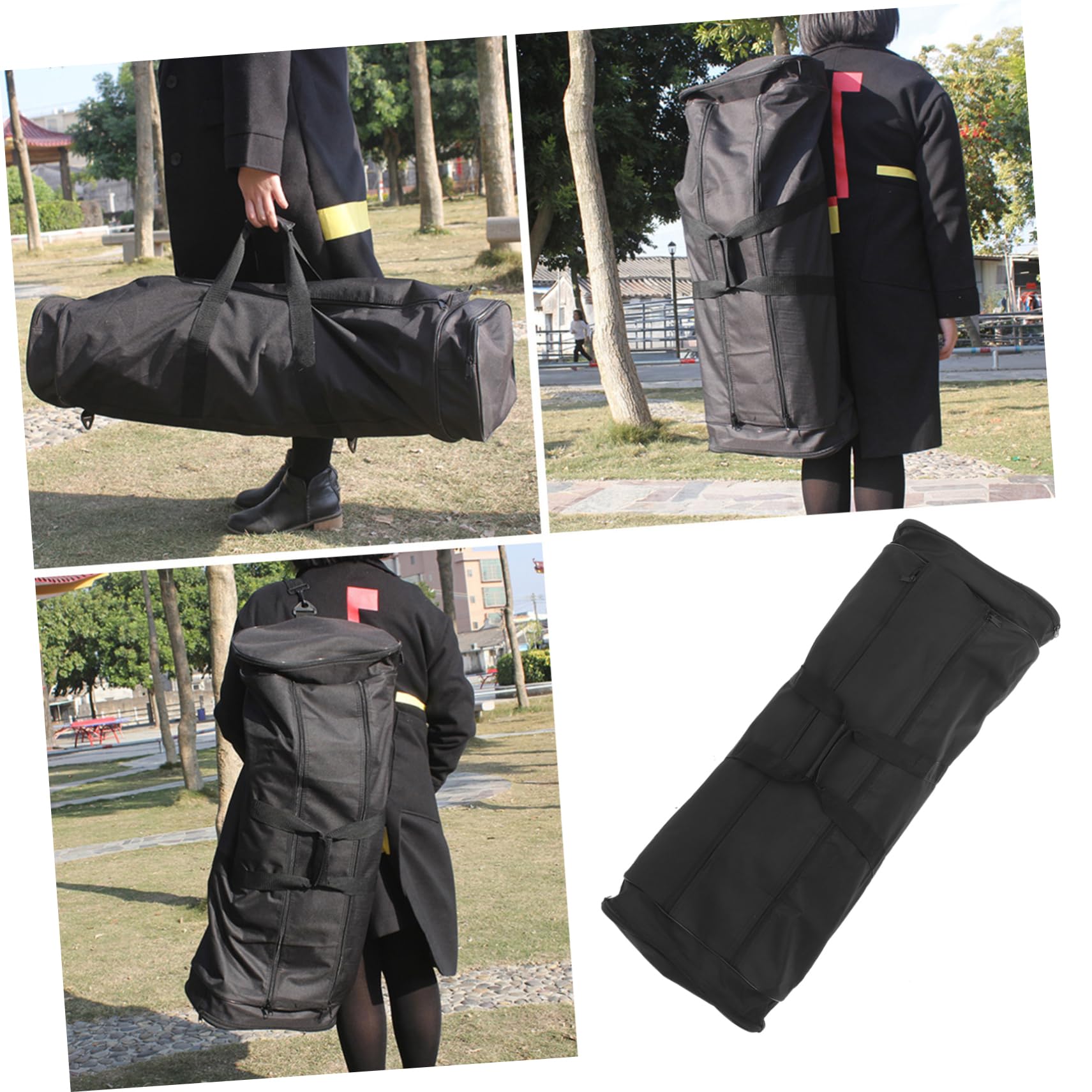 Borsa per Telescopio in Nylon Nero, Custodia Protettiva Portatile per Uso Outdoor, Trasporto a Mano e Design Semplice