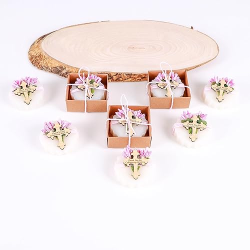 Miniatura 6 de Pack of 10 Personalized Handmade Soap Baptism Gifts for Girls, Vegan Soap Christening Favor, Baby Shower Favor, Baptism Favors for Guests, Baby