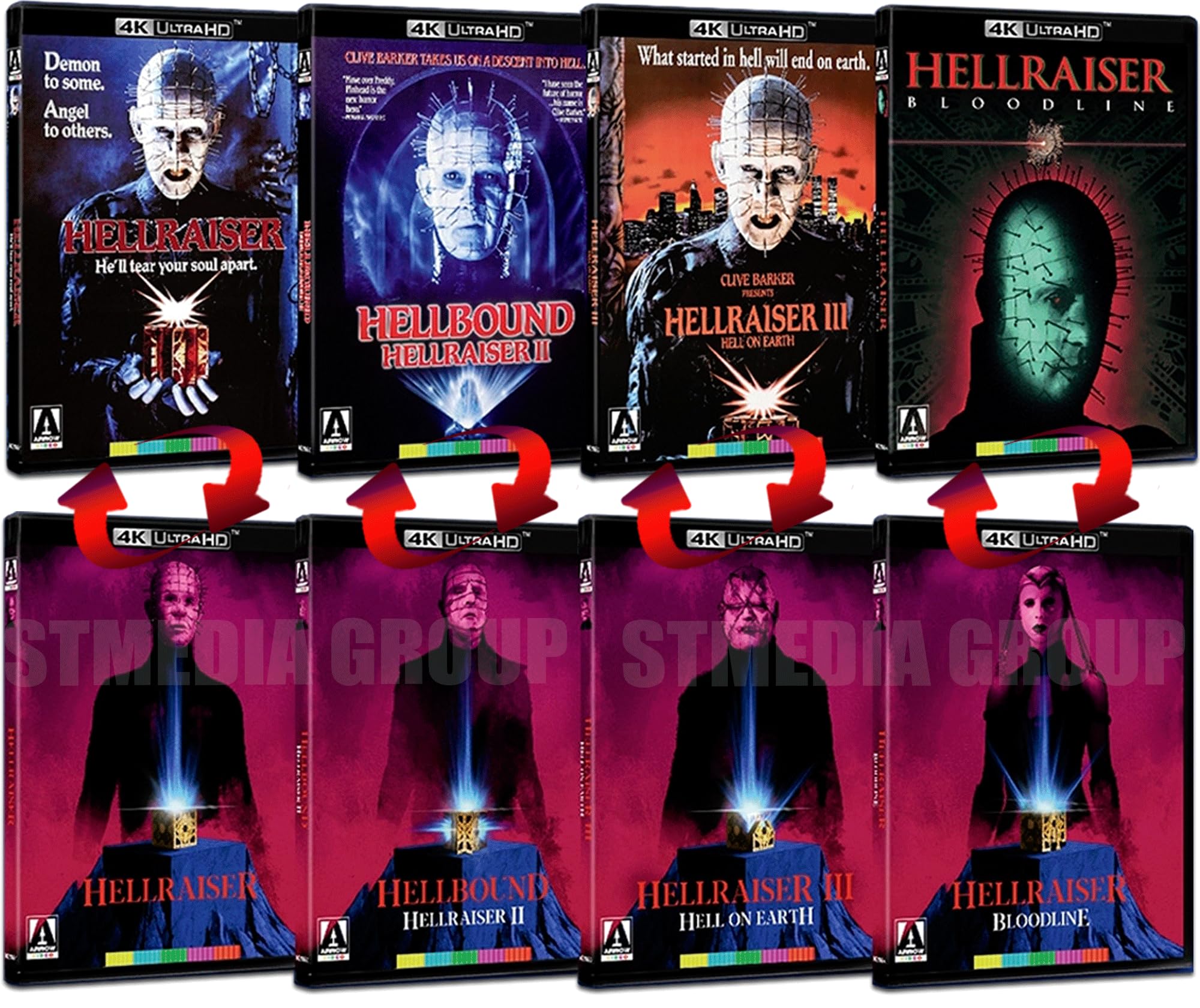 Hellraiser: Tetralogy (Special Edition Collection) [4K UHD + Blu-ray] [Region Free]