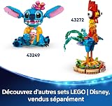 LEGO ǀ Disney La Maison sur la Plage de Lilo et Stitch - Jeu de Construction avec 6 Chambres, Observatoire, Vaisseau & 5 Minifigurines - Cadeau d'Anniversaire pour Fille, Garçon & Fans dès 9 ans 43268 - 7
