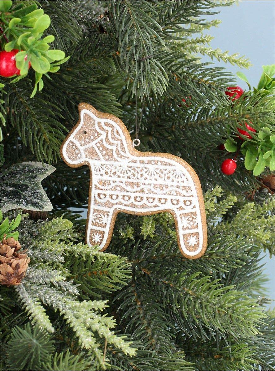 Gisela Graham - Gingerbread 'Lace Iced' Horse