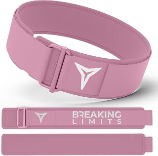 Breaking Limits Pink Lifting Belt - Weightlifting Belt for Women - Gym Belt