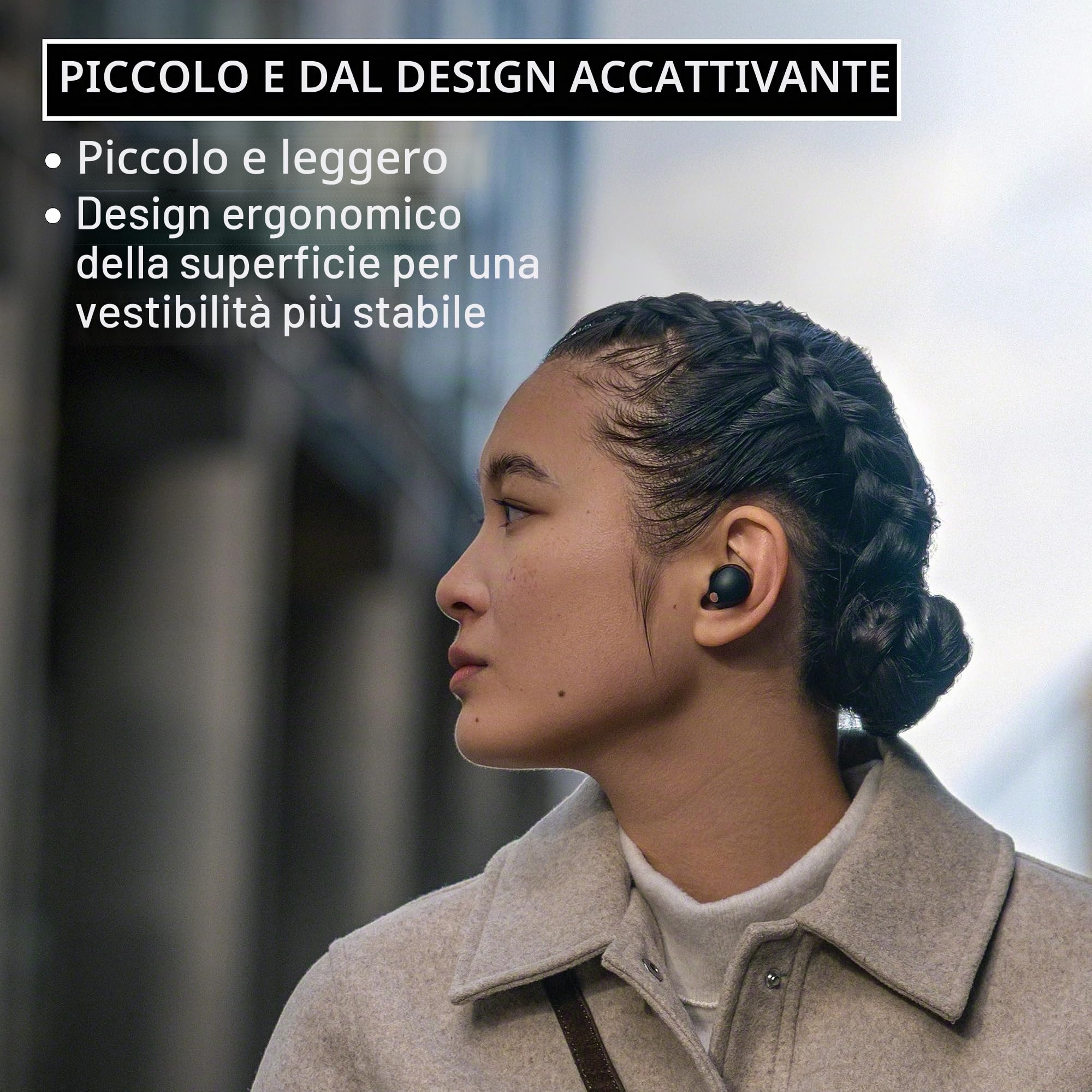 Sony WF-1000XM5 - Cuffie Truly Wireless Bluetooth con Cancellazione del Rumore - Argento (Rifatti)