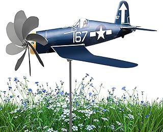 Molino de viento de metal | Molino de viento para jardín | Atrapador de viento de acero inoxidable, resistente a la intemperie, decoración artística de patio para césped al aire libre